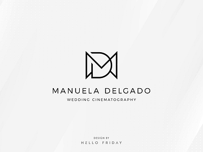 Manuela Delgado Wedding Cinematography Logo Animation 2d after effect animation animation2d brand identity branding bumper graphic design intro logo logo animation logomotion minimalist modern motion motion graphics outro simple video visual identitity