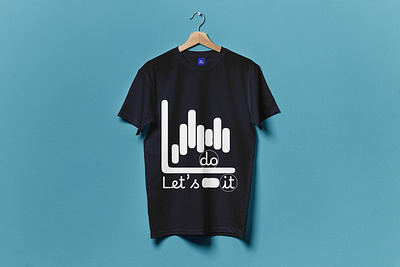 T-shirt design. branding cloth design graphic design illustration lets do it logo new era nike t shirt updateable