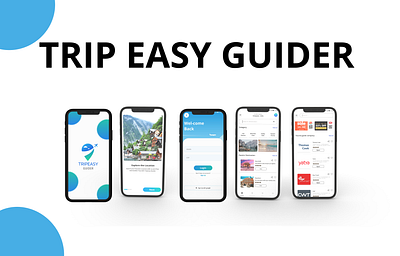 Tourist Guider app ui