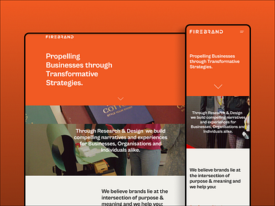 Firebrand bootstrap css css design html javascript jquery website wordpress