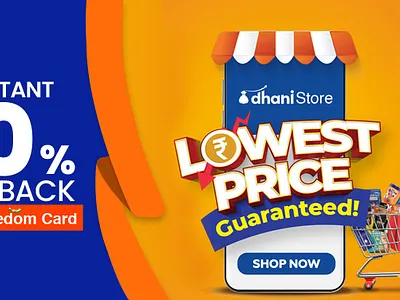 Dhani Store branding graphic design ui