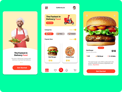 Food App Design app design branding dashboard design food app food app design graphic design illustration ui ui ux ux