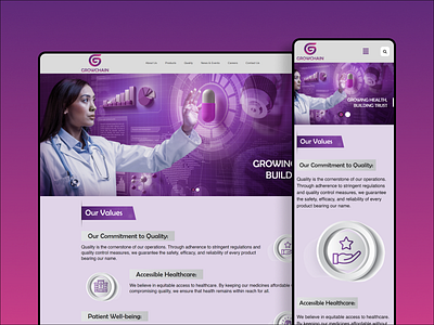 Growchain design elementor javascript plugin theme website wordpress wordpress website