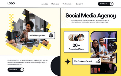 Social Media Agency ui