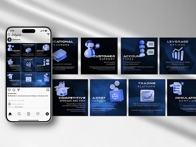 Social Media Layout Design for Bullwaves blockchain brand branding cryptocurrency design digital digital art futuristic graphic design identity branding instagram instagram layout instagram post instagram post design post design social media asset social media graphic social media layout web3