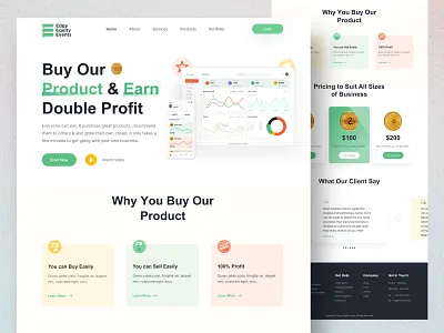 Website Design landing page landingpage webdesign website website concept website design