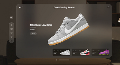 Nike VR Shoe Shop Experience 🌟👟 3d animation branding dribble e commerce graphic design inspiration interface jordan landing page motion graphics nike nike dunks shoe travis ui ux web desiging web design website