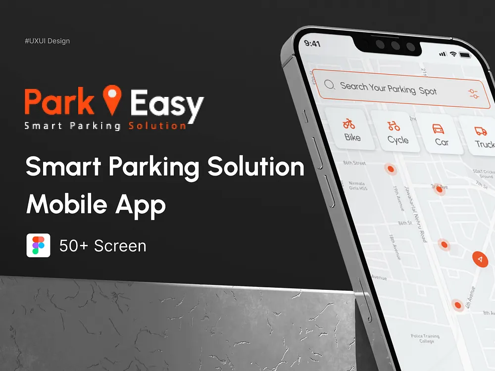 Parking App UI designs, themes, templates and downloadable graphic ...