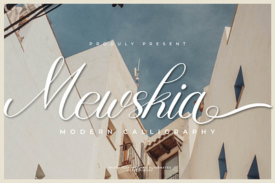 Mewskia | Modern Calligraphy Font stylish font