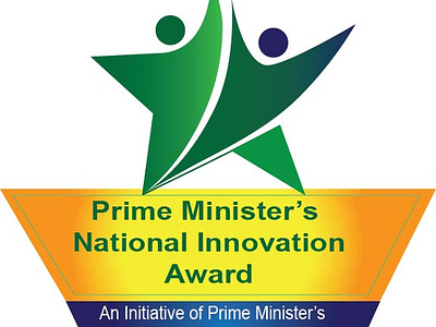 Prime Minister's National Innovation Award Logo graphic design ill illustrator logo national star