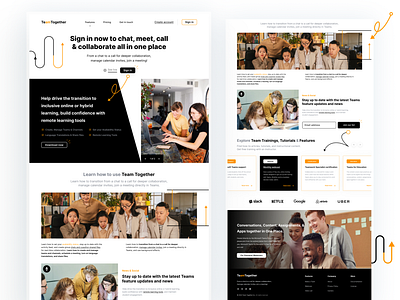 Team Together Web UI Design ai angecy blog branding company design figma figma design graphic design landing minimal team trending ui ui design ux ux design web design web page website