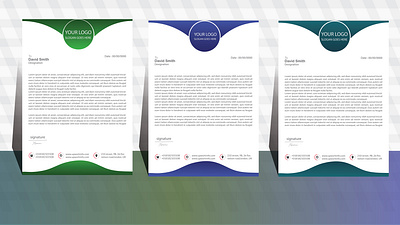 Letterhead Design branding design flyer graphic design illustration letterhead vector