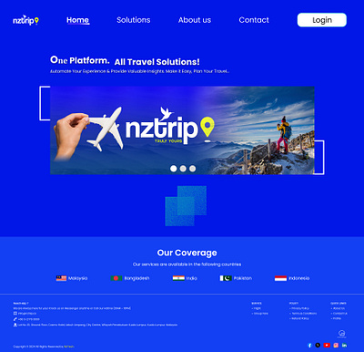 Redesign of nztrip B2B landing Webpage travelwebsitedesign travelwebsiteuxuidesign ui uidashboard uxuidesign uxuiwebsitedesign websitedesign