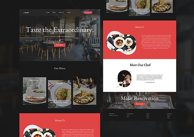 Fine Dining Restaurant ui