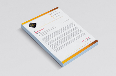 Letterhead Design branding design flyer graphic design illustration letterhead vector