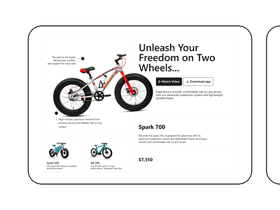 Design concept for a bicycle company app design minimal mobileapp ui ux uxdesign web