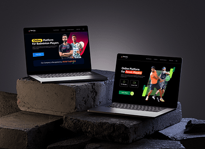 Sparring Player Website UI/UX Design! branding creative design landing page responsive design sports partner finder ui uiux user interface web design