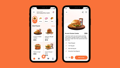 Food App ux ui design food app mobile deign ui ux