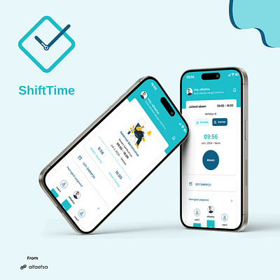 ShiftTime - attendance app attendance figma time ui uidesign uiux uxdesign