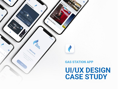 Gas Station App app design digital gas mobile ui ux