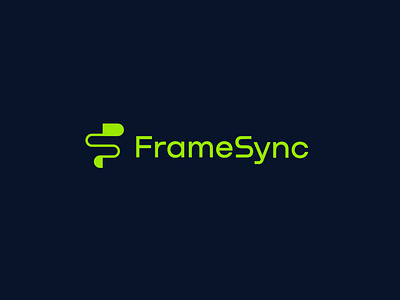 FrameSync logo concept concept development double meaning f f letter frame framework lettermark logo modular roxana niculescu s s letter simple solutions sync tech web website