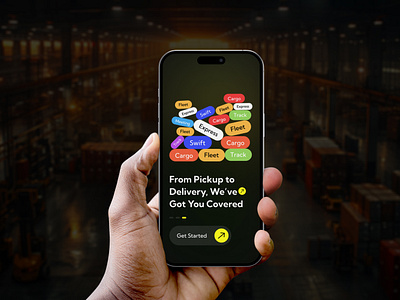 Shipment Logistic App Design | Cargo Delivery cargo delivery service freight logistic app design logistic mobile app logistics company mobile app design moving app parcel shipment shipping app transportation app transportation ui ui ux app design ui ux design