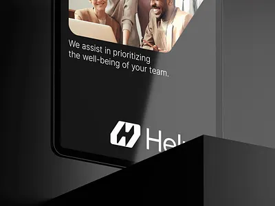 Helps Branding black branding care design h hand identity illustration logo logotype mark minimal spgmarks symbol ui