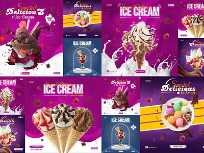 Social media. food Instagram post creative design food food post ice cream post post restaurent social media social media design social media post