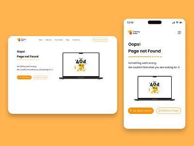 Daily UI #008: Error Page ( 404 Page ) 404 404page design desktopui errorpage mobileui ui ux