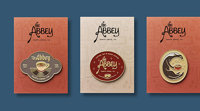 The Abbey - Branding Refresh and Merch branding illustration