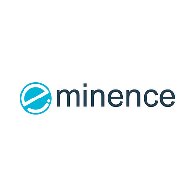 Eminence blue branding design e logo