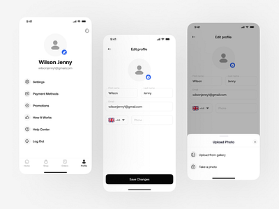 Profile Edit Mobile Design app design interaction iosapp mobile app product design profie edit profile ui ui design ux