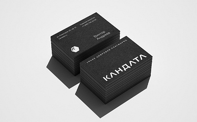 Candata Product Branding alexeymalina business cards corporate design it branding it identity malina branding product identity starionery design