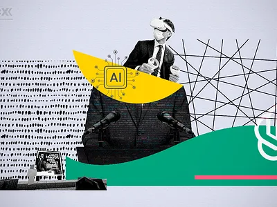 Politics & Artificial Intelligence article artificial intelligence europe graphic design metaverse newsletter politics usa