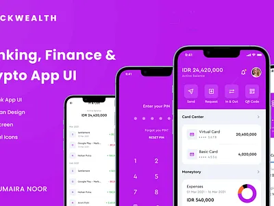 Banking, Finance & Crypto App UI app redesign bank app ui crypto app ui figma finance ui graphic design ui uiux
