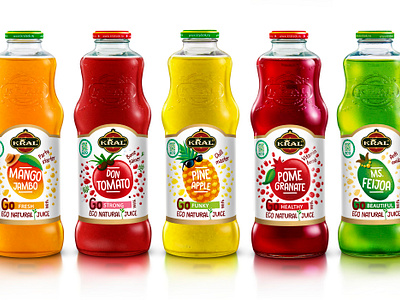 Packaging design - Go natural juices branding graphic design juice label design packaging packaging design