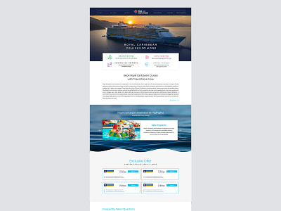Cruise Specific Page/Cruise Details page graphic design ui