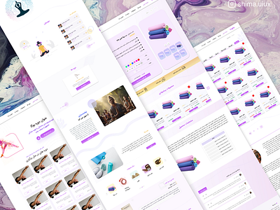 a yoga website branding design exercise figma healthy website ui ui designer w website yoga