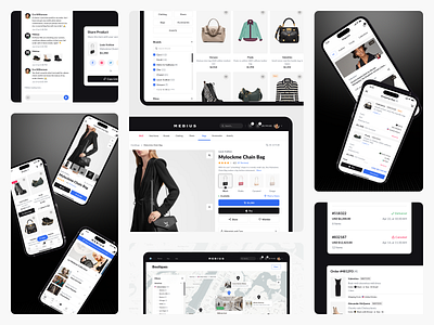 Mebius Fashion Platform - Maddesign.io | Mobile App, Website app application bags behance case study clothes e commerce farfetch fashion ios mobile shoes shopping store ui ux web website