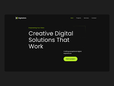 Creative Agency design figma ui ux