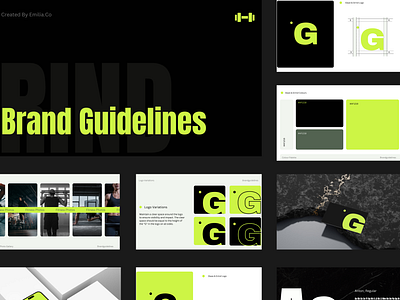 Fitness Brand Guidelines brainding brandguidelines branding dark mode fitness website gym branding logo ui website