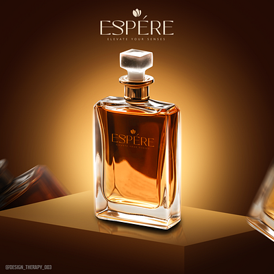 "ESPÉRE PARFUM" Social Media Poster Manipulation Design app branding design graphic design manipulation manipulation design perfume poster design social media poster typography ui ux