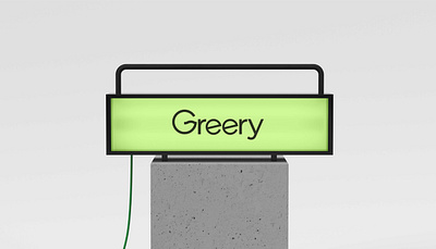 Salad Brand | Greery branding green logo