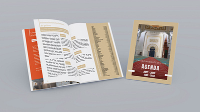 AGENDA GRANDE MOSQUÉE DE LYON branding graphic design