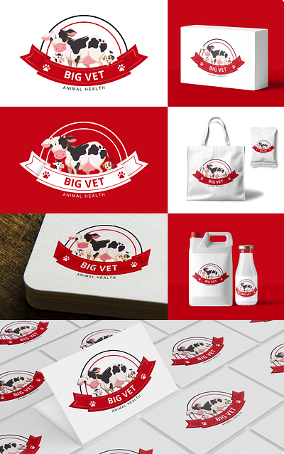 Big Vet - Logo Design brand branding design identity logo logo design logo mockup logo presentation presentation ui visual identity