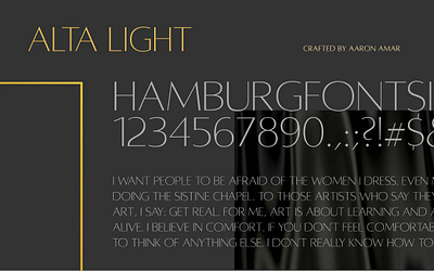 Alta Light (+ Caption) alta light ( caption) caption classy display elegant fashion light optima sans serif
