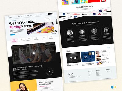 🎨 New UI/UX Design Layouts for Hue! 🎨 customized merchandise graphic design layout design merchandise print printing website ui website layout