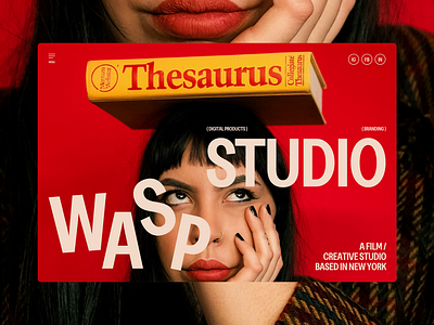 WASP Studio animation book concept design studio hero studio ui webdesign website