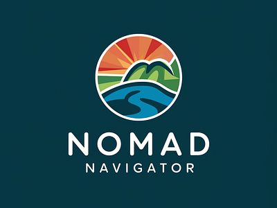 Logo Animation for Nomad Navigator 2d animation aftereffects animatedlogo animation branding design digital nomad graphic design illustration logo motion graphics nomadic life ui vector