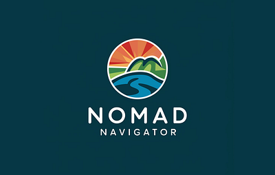 Logo Animation for Nomad Navigator 2d animation aftereffects animatedlogo animation branding design digital nomad graphic design illustration logo motion graphics nomadic life ui vector